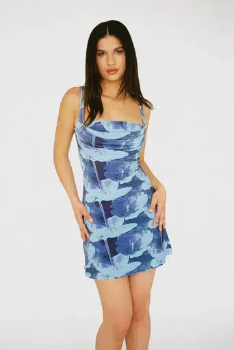 Miaou Ginger Dress Azul Size S/AU 8