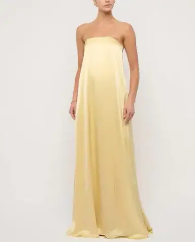 Anna Quan Delfina Dress Yellow Size 8