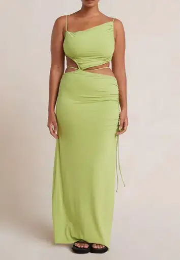 Bec & Bridge Dilkon Maxi Dress Lime Size 12 / L