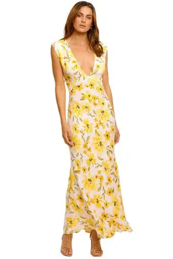 Bec & Bridge Daphne Dress Floral Print Size 8 