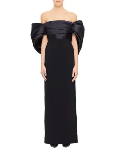 Solace London Arla Maxi Dress Black Size 10
