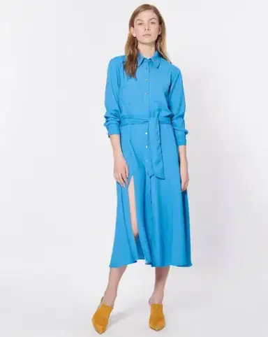 Veronica Beard Shirt Dress Sky Blue Size S / AU 6