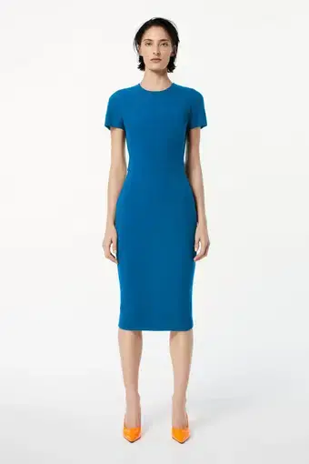 Victoria Beckham T-Shirt Dress Blue Size S / AU 8