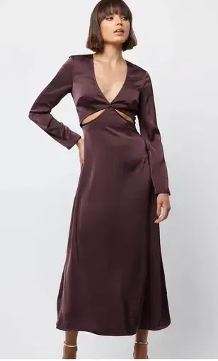 Mossman The Colossal Midi Dress in Purple Size S / Au 8