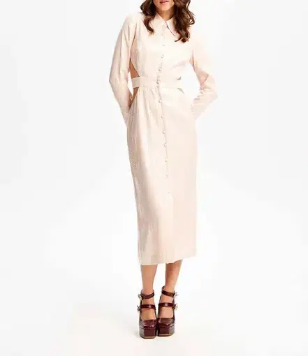 Alice McCall Night Sky Trench Dress in Chai Latte
Size 10 / M 