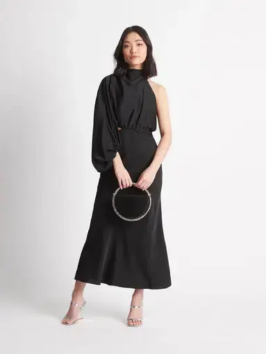 Sheike Olivia Maxi Dress in Black Size AU 10