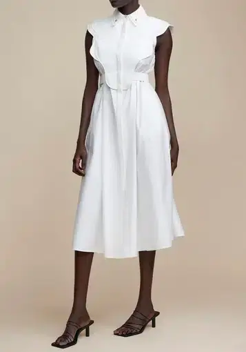 Acler Hume Dress White Size AU 6