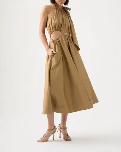 Aje Henriette Tie Strap Midi Dress in Willow
Size 6 / XS