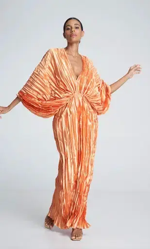 L'Idee De Luxe Gown in Sunset Orange Size 8 / S