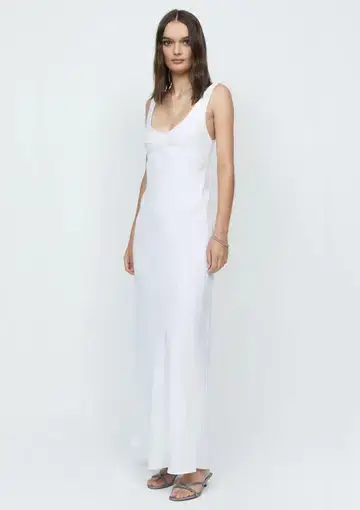 Bec & Bridge Lara Maxi Dress Ivory Size 16