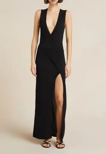 Bec & Bridge Janet Knit Maxi Dress Black Size 8 / S