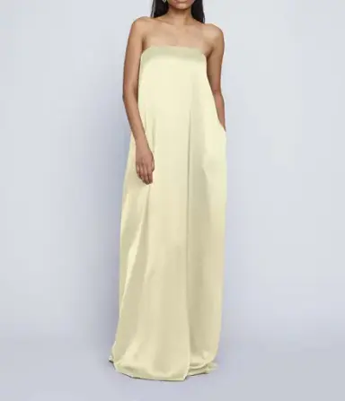 Anna Quan Delfina Gown in Champagne Yellow
Size 6