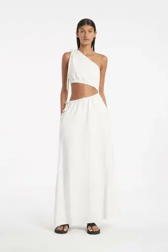 Sir the Label Blanche Asymmetrical Gown White Size 2/AU 10