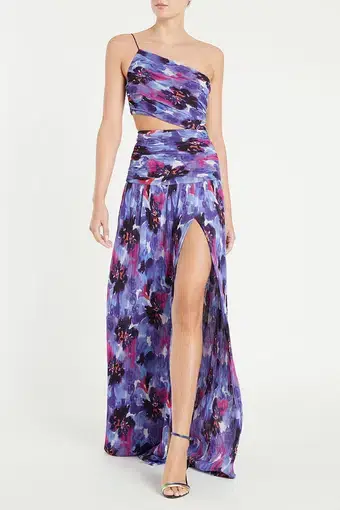 Rebecca Vallance Violet Deluge Gown Dress Purple Size 10