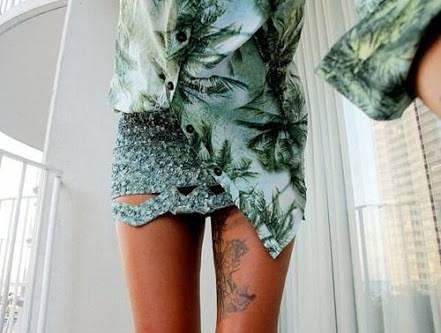 Aje Catara Mini Skirt Green Size 10