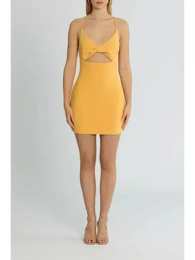 Bec & Bridge Cammi Mini Dress Orange Size AU 6