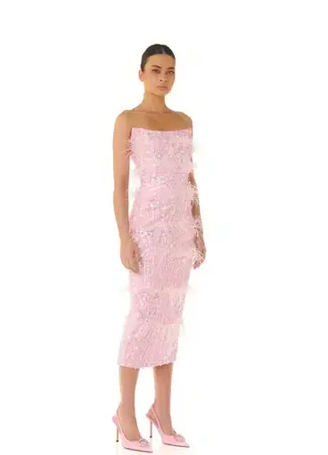 Eliya the Label The Madelyn Dress Pink Size 10 
