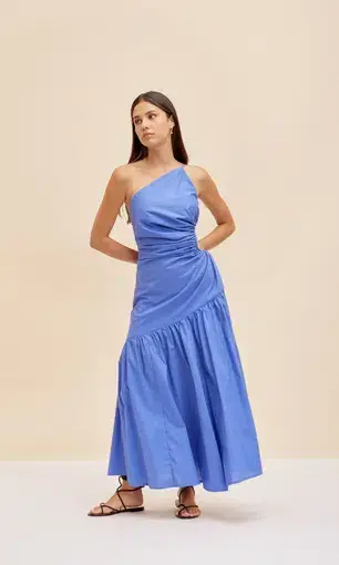Ruby Bettina Cut Out Dress Blue Size 10