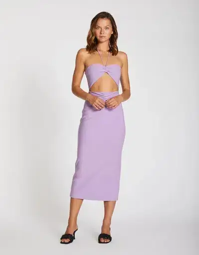 Lover Kiki Midi Dress Purple Size 10