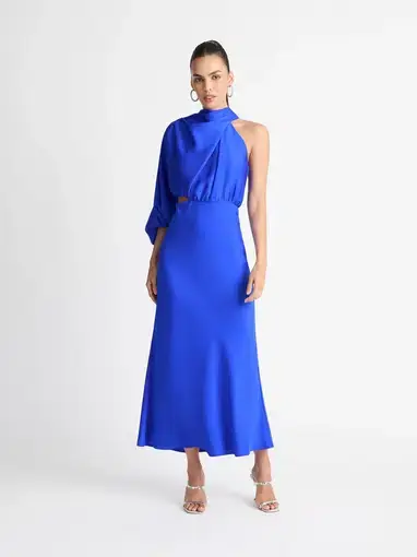 Sheike Olivia Maxi Dress Blue Size AU 8