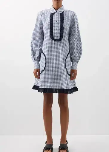 Lee Mathews Olive Mini Shirt Dress Print Size 16 