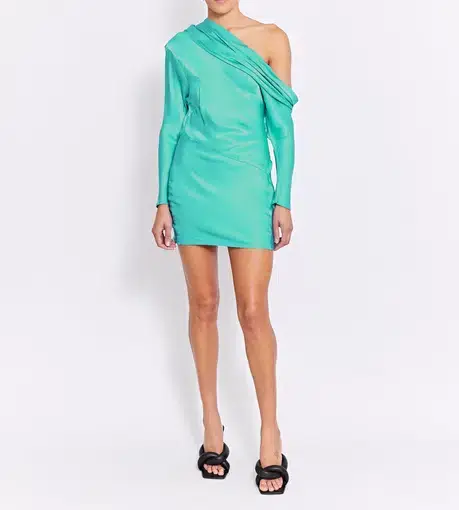 Pfeiffer Yazmin Mini Dress Green Size 10 / M