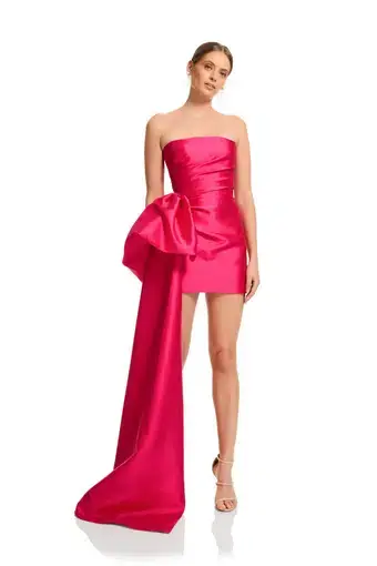 Kyha Freddie Party Mini Dress Pink Size AU 10
