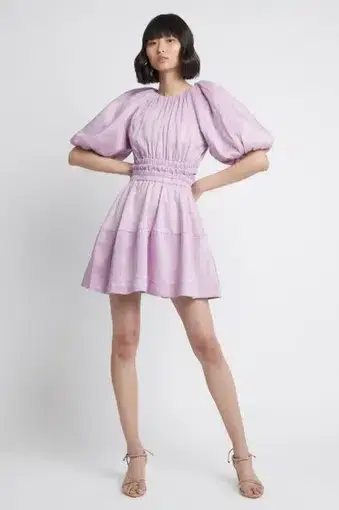Aje Solitude Mini Dress Purple Size AU 10