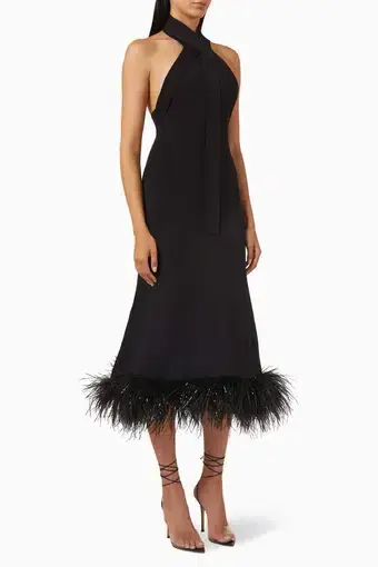 Rachel Gilbert Rita Dress in Black Size S / Au 8