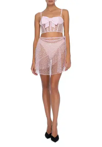 Dyspnea Baller-ina Mini Skirt Pink Size S/ AU 8