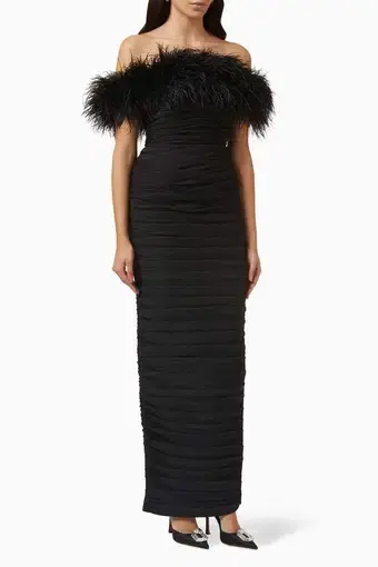 Rachel Gilbert Zion Gown Black Size 3 / AU Size 12
