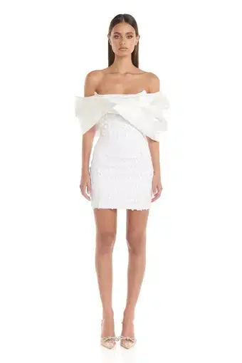 Eliya the Label Bianca Dress in White Size XS/AU 6