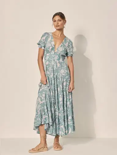 Kivari Mavi Maxi Dress Floral Size 8