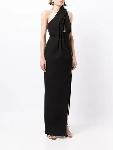 Rachel Gilbert Apollo Gown Black Size 1 / AU 8