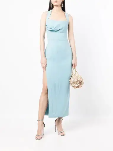 Rachel Gilbert Blaise Gown Blue Size 3 / AU 12