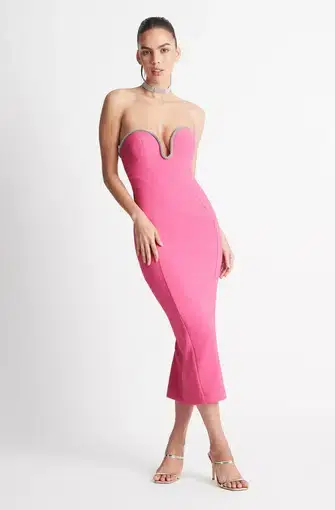 Sheike Emporium Dress Pink Size AU 16