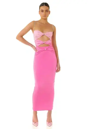 Eliya The Label Zora Dress Pink Size S / AU 8