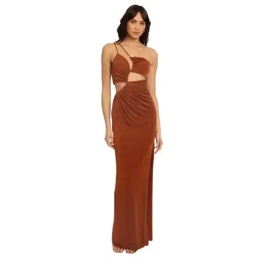 Misha Collection Clive Gown Brown Size 10