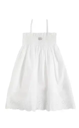 Dolce & Gabbana Cotton Poplin Dress White Size 5