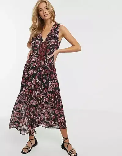 Stevie May Dakota Midi Dress Floral Size XS 