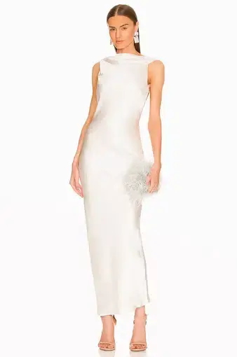 The Bar Pierre Gown in Blanc Size 2/Au 6
