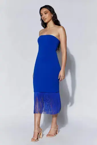 Meshki Zarina Dress Blue Size 8 