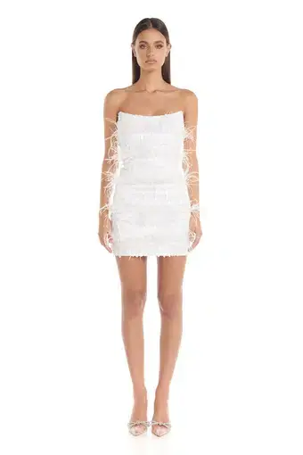 Eliya the Label The Tiffany Dress White Size XS/Au 6