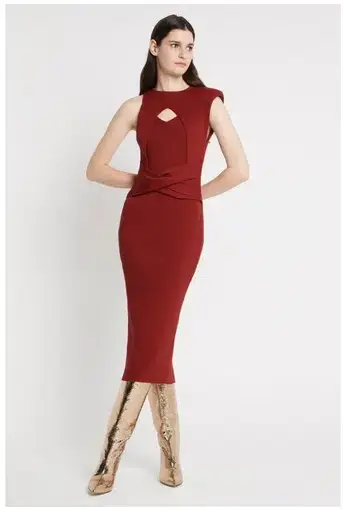 Sass & Bide No More Wishing Dress in Cherry Red Size 6