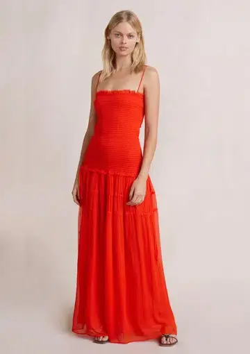 Bec & Bridge Charlotte Maxi Dress Red Size 10