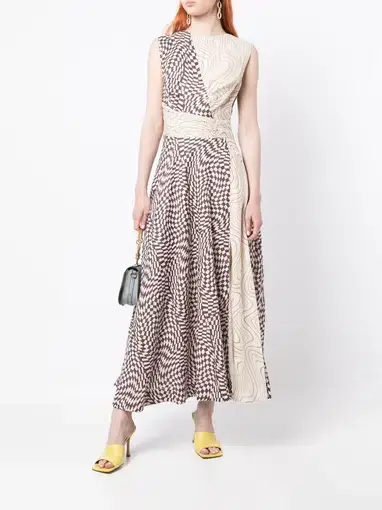 Rachel Gilbert Lola Dress Print Size 0/AU 6