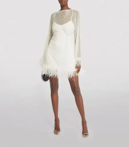 Rachel Gilbert Axel Mini Dress Ivory size 1 / AU 8 