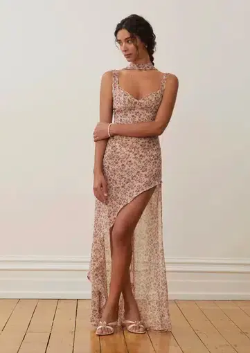 Arcina Ori Amelie Dress Beige Size L / AU 12