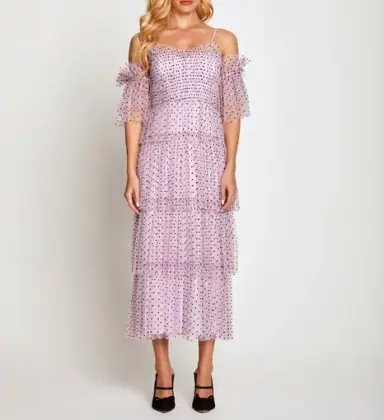 Alice McCall Surrender Midi Dress Lilac Size 8