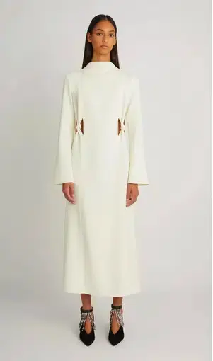 Camilla & Marc Knight Dress in White Size AU 10 